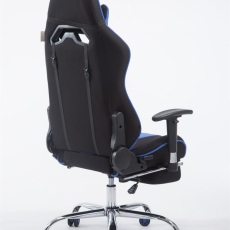 Kancelárska stolička Inken, čierna / modrá - 5