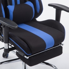 Kancelárska stolička Inken, čierna / modrá - 8