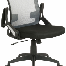 Kancelárska stolička Irena, čierna / šedá - 2