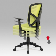 Kancelárska stolička Jeremy, zelená - 3