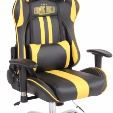 Kancelárska stolička Jeri, čierna / žltá - 1