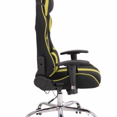 Kancelárska stolička Jeri, čierna / žltá - 3