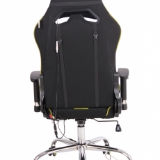 Kancelárska stolička Jeri, čierna / žltá - 4