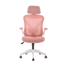 Kancelárska stolička Jolly White HB, textil, ružová - 2