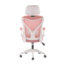 Kancelárska stolička Jolly White HB, textil, ružová - 5