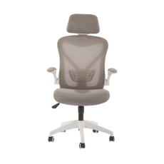 Kancelárska stolička Jolly White HB, textil, šedá - 2