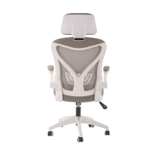 Kancelárska stolička Jolly White HB, textil, šedá - 4