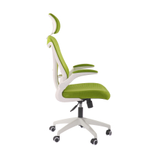 Kancelárska stolička Jolly White HB, textil, zelená - 3