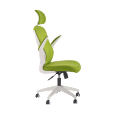 Kancelárska stolička Jolly White HB, textil, zelená - 4
