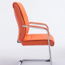 Kancelárska stolička Josh, oranžová - 3