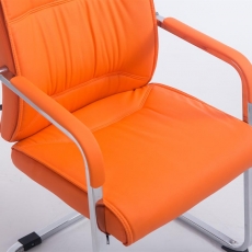 Kancelárska stolička Josh, oranžová - 6