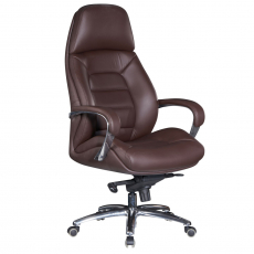 Kancelárska stolička Karo, 137 cm, hnedá - 1