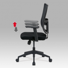 Kancelárska stolička Kerrod, čierna - 6