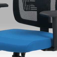 Kancelárska stolička Kerrod, modrá - 11