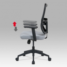 Kancelárska stolička Kerrod, sivá - 6