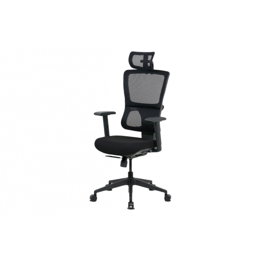 Kancelárska stolička Khal, čierna - 1