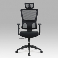Kancelárska stolička Khal, čierna - 10