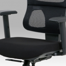 Kancelárska stolička Khal, čierna - 13
