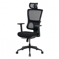 Kancelárska stolička Khal, čierna - 1