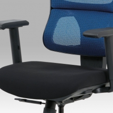 Kancelárska stolička Khal, modrá/čierna - 13