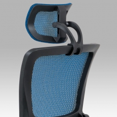 Kancelárska stolička Khal, modrá/čierna - 14