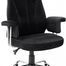 Kancelárska stolička Kirk, čierna - 1