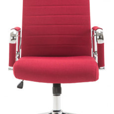 Kancelárska stolička Kolumbus, textil, červená - 2