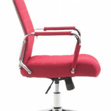 Kancelárska stolička Kolumbus, textil, červená - 3
