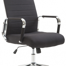Kancelárska stolička Kolumbus, textil, čierna - 1