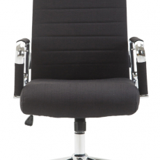 Kancelárska stolička Kolumbus, textil, čierna - 2
