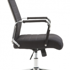 Kancelárska stolička Kolumbus, textil, čierna - 3