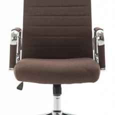 Kancelárska stolička Kolumbus, textil, hnedá - 2