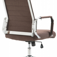 Kancelárska stolička Kolumbus, textil, hnedá - 4