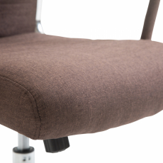 Kancelárska stolička Kolumbus, textil, hnedá - 5