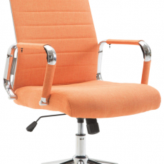 Kancelárska stolička Kolumbus, textil, oranžová - 1