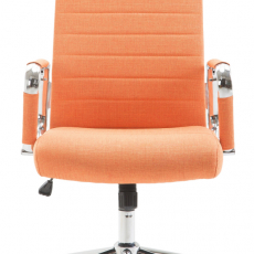 Kancelárska stolička Kolumbus, textil, oranžová - 2