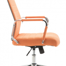Kancelárska stolička Kolumbus, textil, oranžová - 3