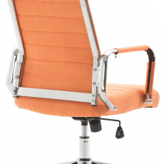 Kancelárska stolička Kolumbus, textil, oranžová - 4