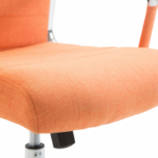 Kancelárska stolička Kolumbus, textil, oranžová - 5