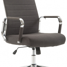 Kancelárska stolička Kolumbus, textil, tmavo šedá - 1