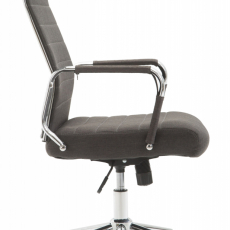 Kancelárska stolička Kolumbus, textil, tmavo šedá - 3