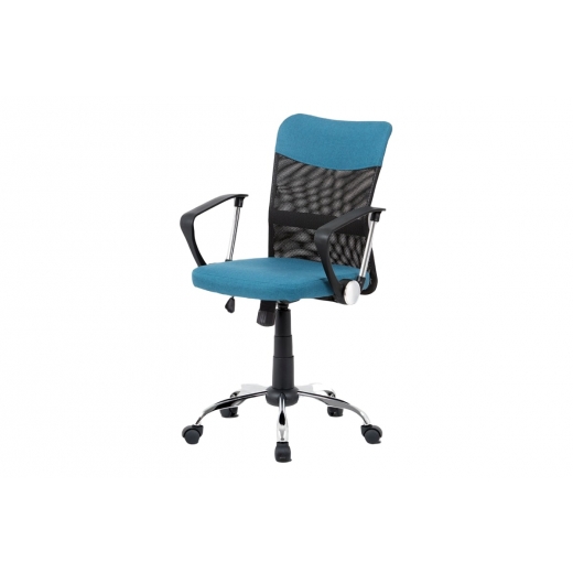 Kancelárska stolička Lauren, modrá/čierna - 1