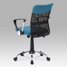 Kancelárska stolička Lauren, modrá/čierna - 2