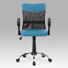 Kancelárska stolička Lauren, modrá/čierna - 4