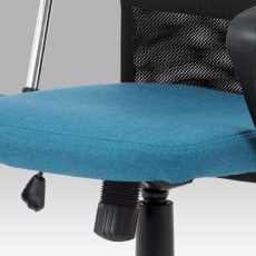 Kancelárska stolička Lauren, modrá/čierna - 7
