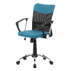 Kancelárska stolička Lauren, modrá/čierna - 1