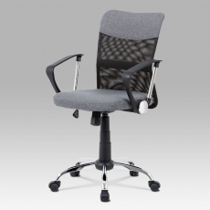 Kancelárska stolička Lauren, sivá/čierna - 1