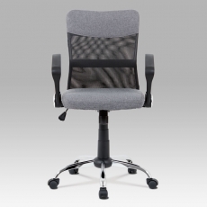 Kancelárska stolička Lauren, sivá/čierna - 10