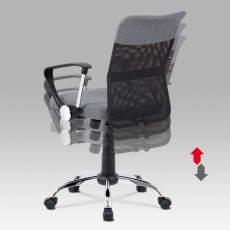 Kancelárska stolička Lauren, sivá/čierna - 5