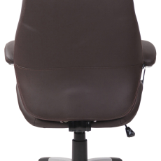 Kancelárska stolička Layton, syntetická koža, hnedá - 4
